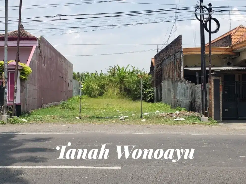 Tanah Strategies 0 jalan raya, Wonoayu, Sidoarjo