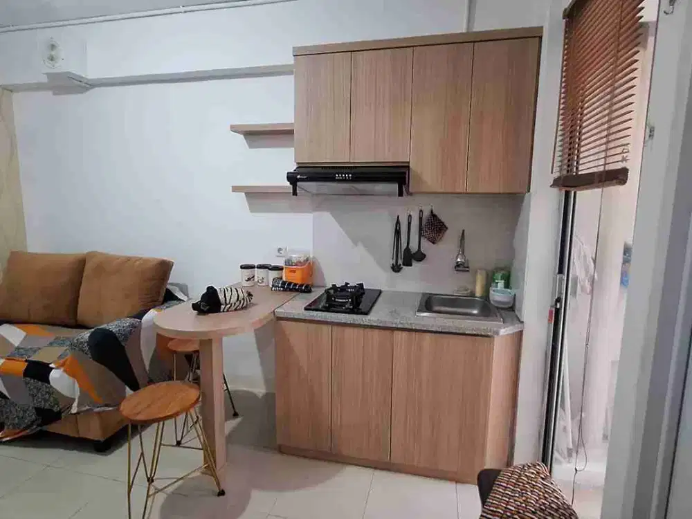SEWA TAHUNAN 2 KAMAR FURNISHED BASSURA CITY APARTEMEN TOWER HELICONIA