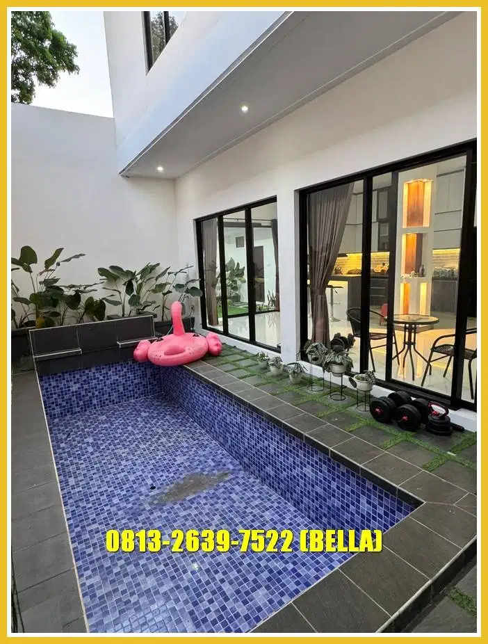 barat perumahan bale mulia residence jl magelang rumah mewah ada kolam