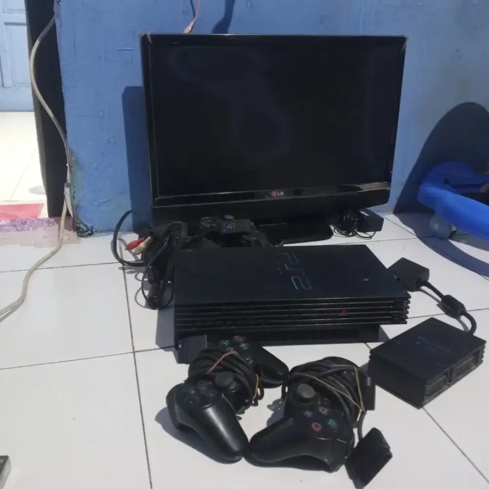 Jual TV LG 24 inch dan PS 2