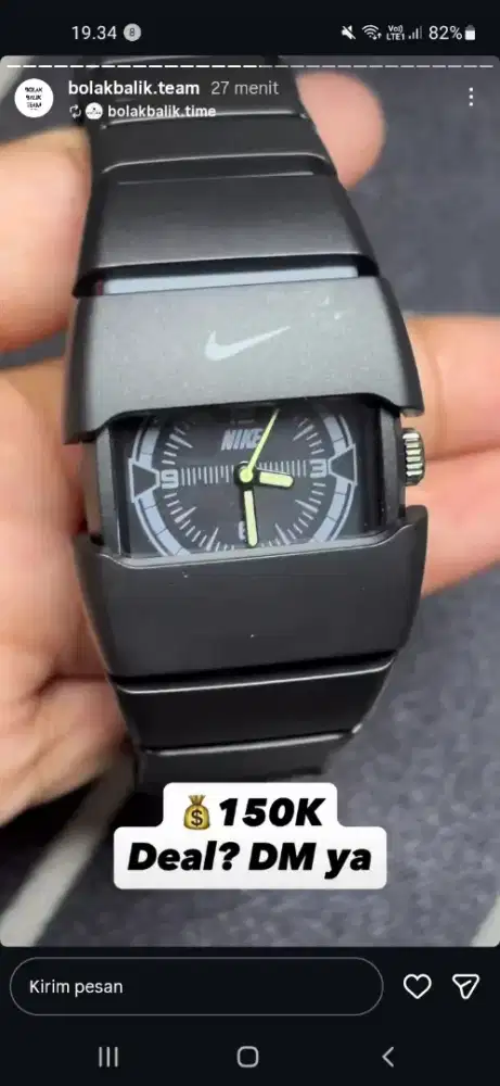 Jam nike unik authentic