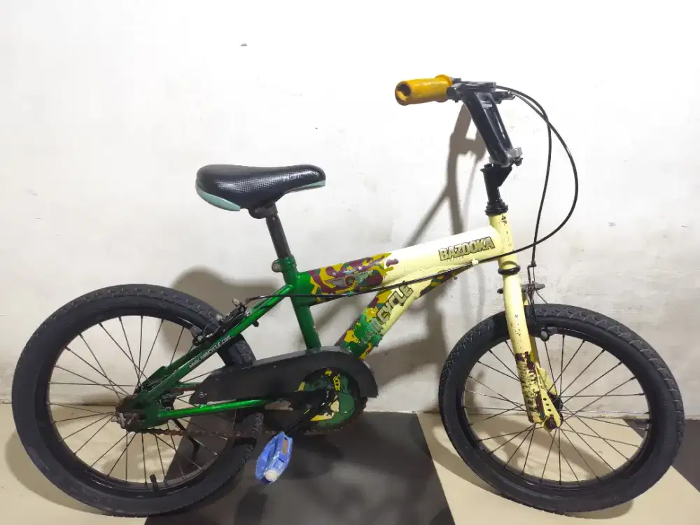 Sepeda bmx WIMCYCLE ukuran 18 siap pakai