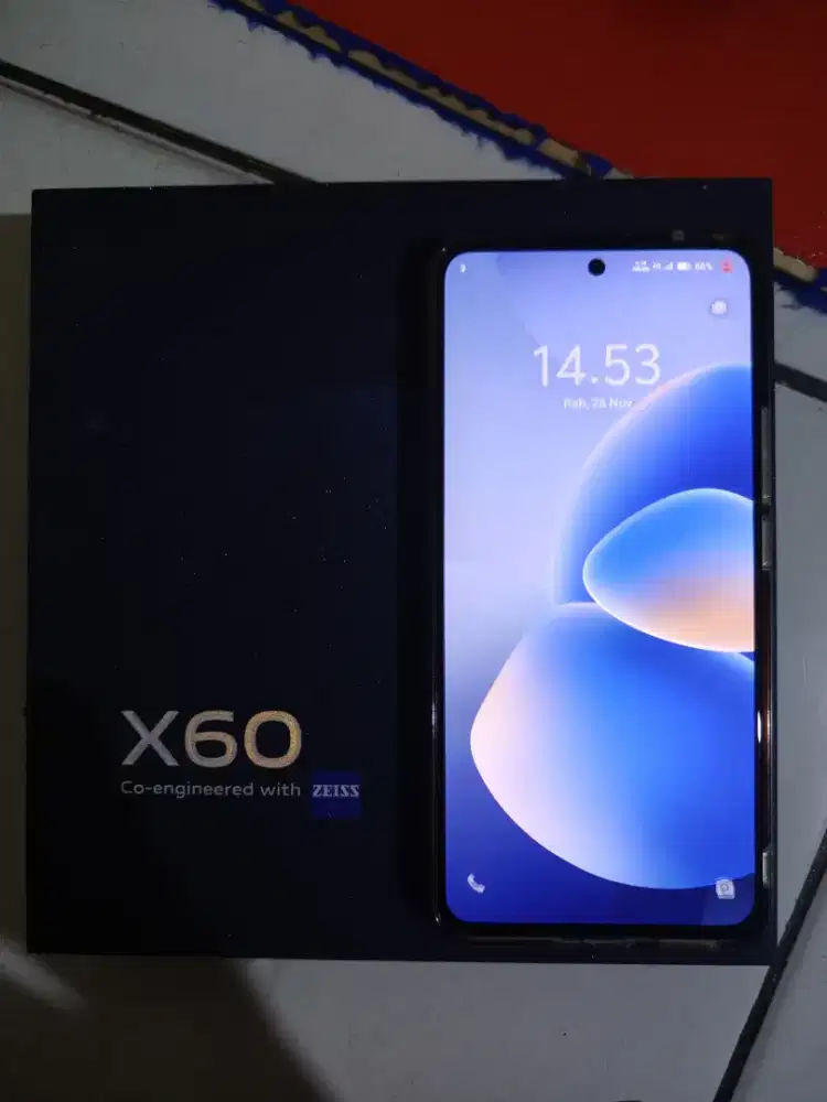 Hp Vivo X60 Snapdragon 870 5G 8/128gb lengkap fullset