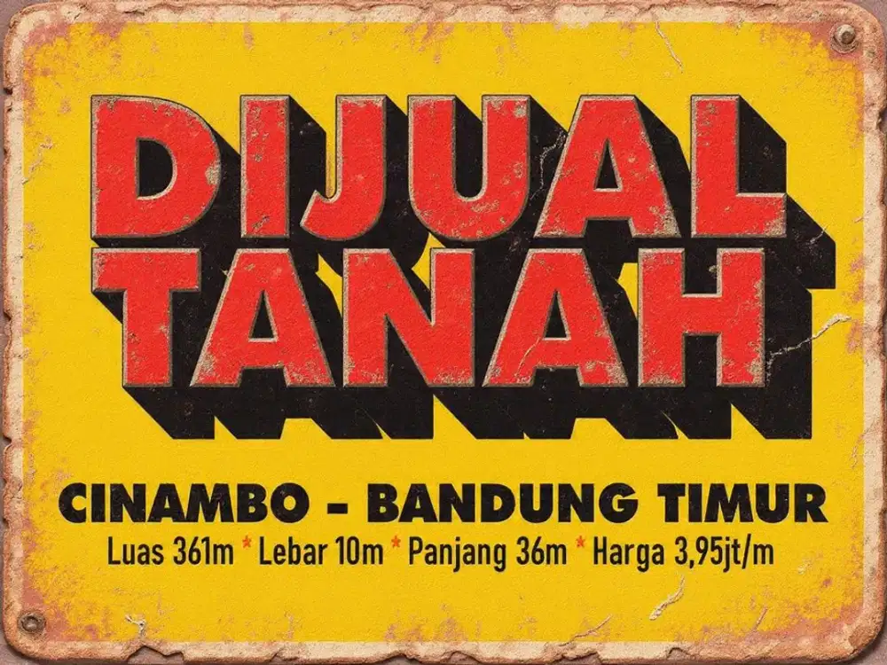 JUAL TANAH MURAH DI, ARCAMANIK, CISARANTEN, UJUNG BERUNG, ANTAPANI, BANDUNG TIMUR, CINAMBO,