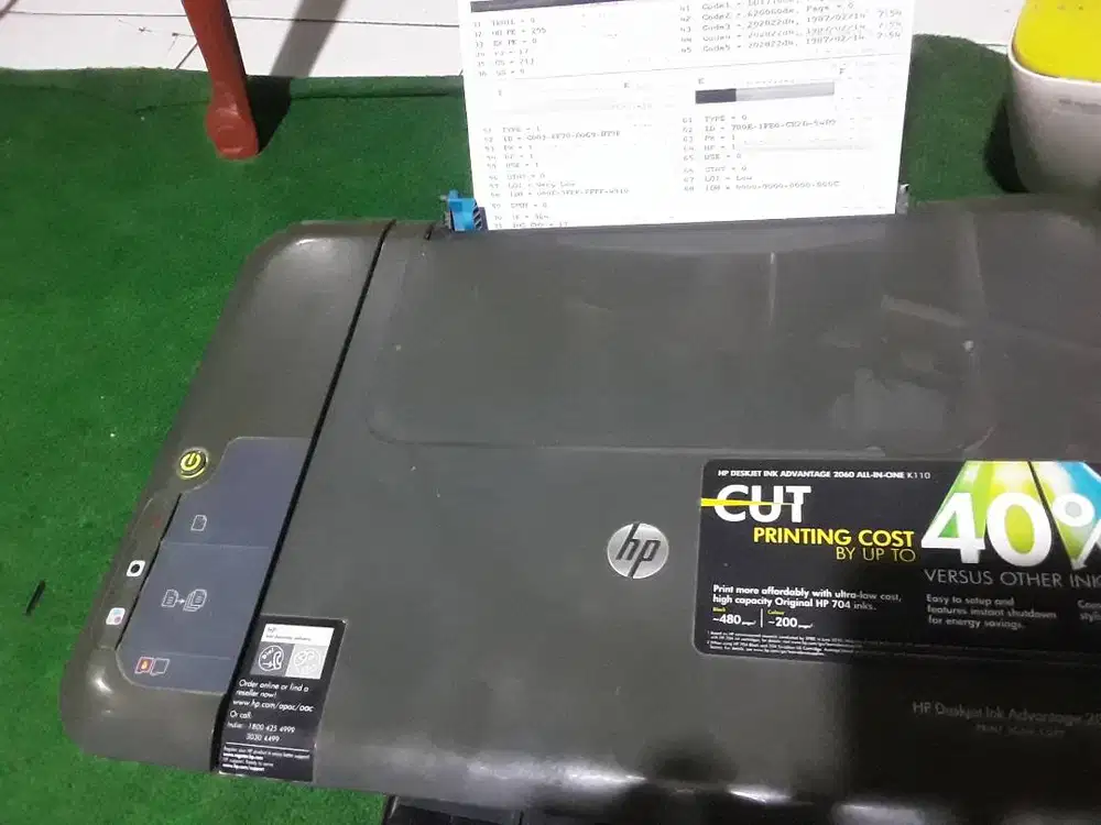 Jual cepat printer Hp2060 Bisa scan copy print siap pakai