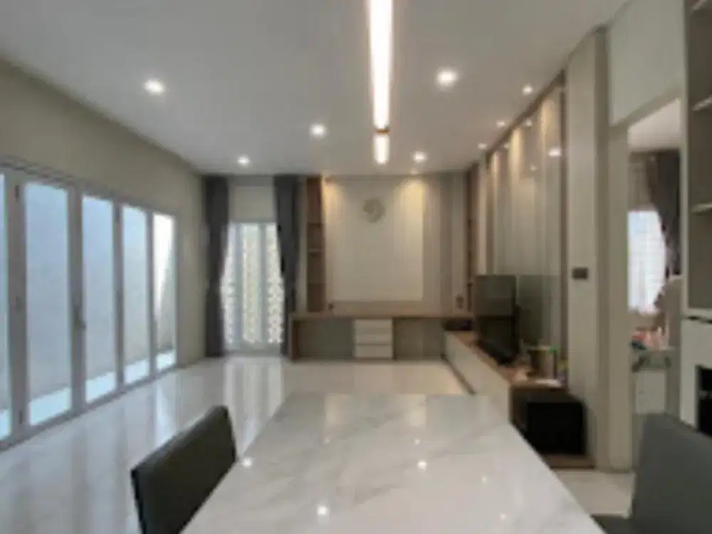 Rumah Lux di Muara, Bandung tengah jarang ada Semi furnish minimalis modern