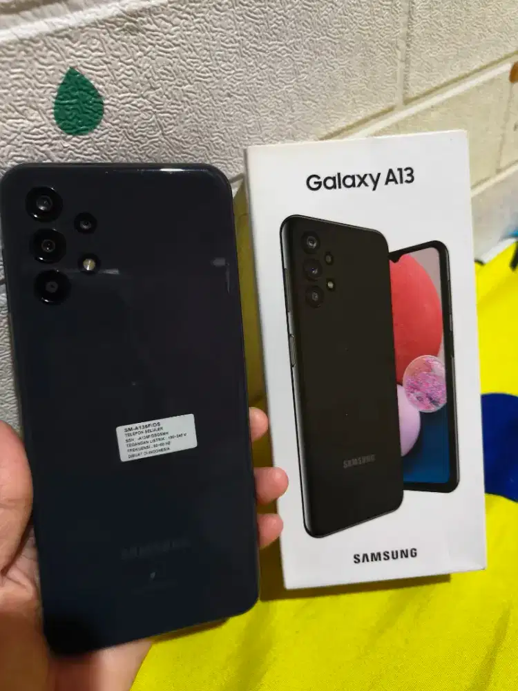 SAMSUNG A13 RAM 6/128 MULUS LENGKAP NORMAL