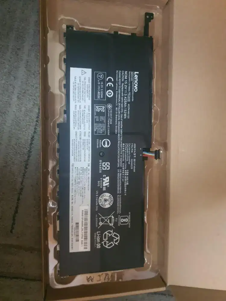 New Lenovo X1 Yoga Gen 1, X1 Carbon 4th Gen battery baterai