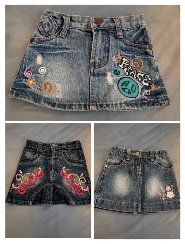 Rok Jeans Denim Anak