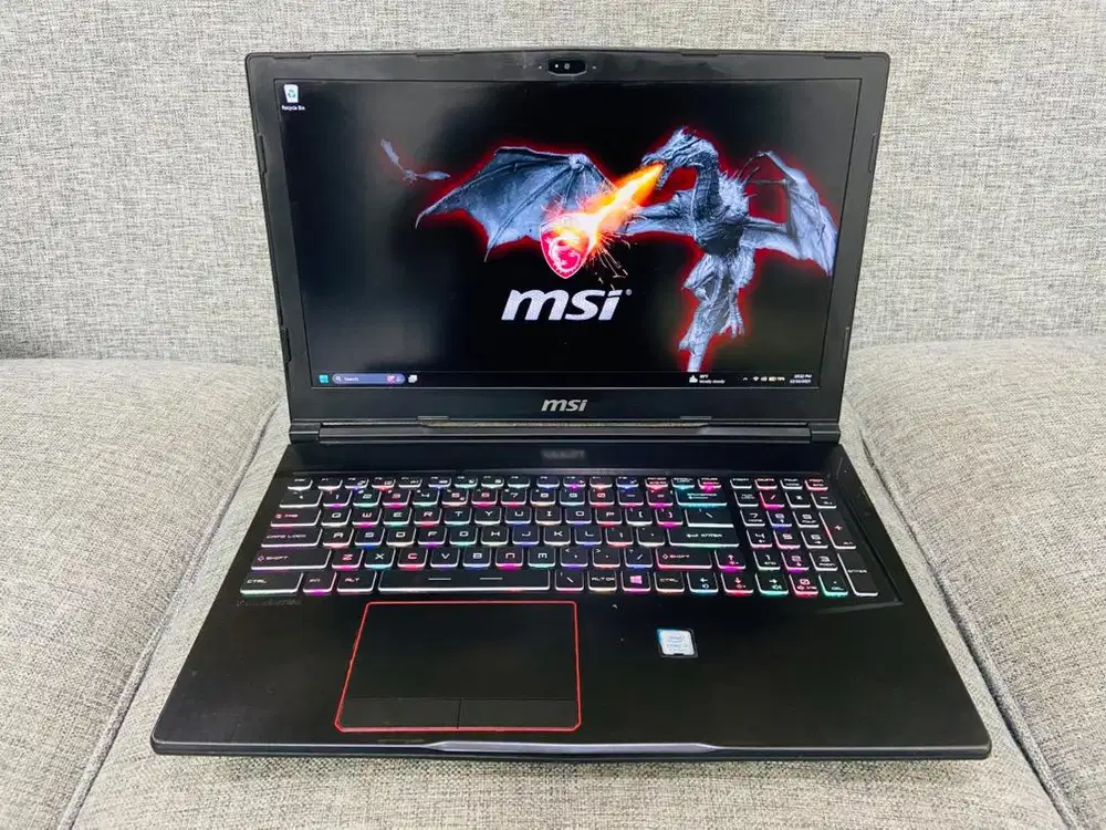 MSi GE63 RAIDER RGB CORE i7-8750H GTX 1060 6 GB Dedicated RAM 16-256GB
