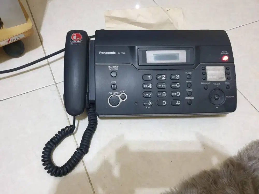 Mesin Fax Panasonic KX-FT931 Hitam