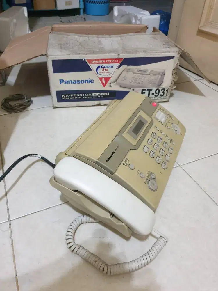 Mesin Fax Panasonic KX-FT931 Putih