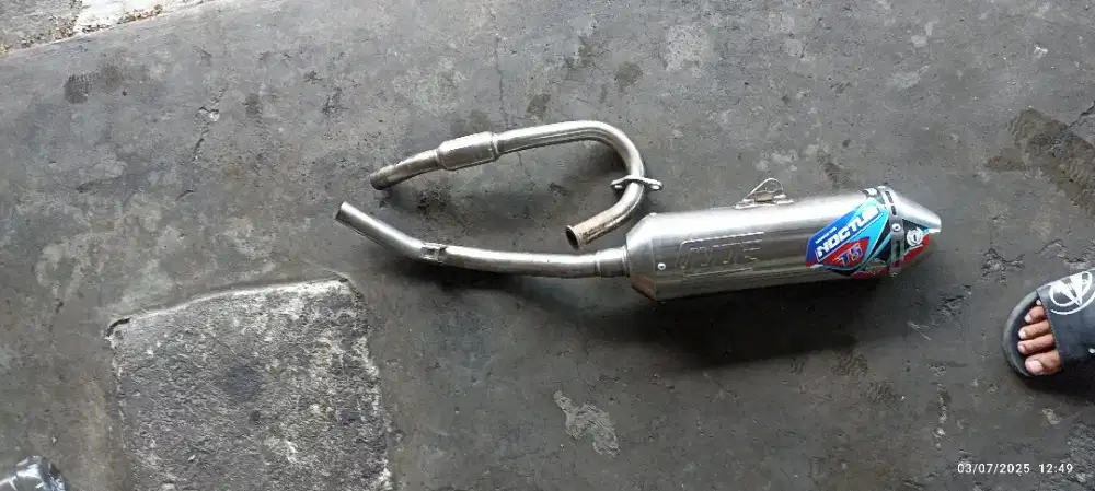 knalpot wr155 noctus t5 tipe standar original