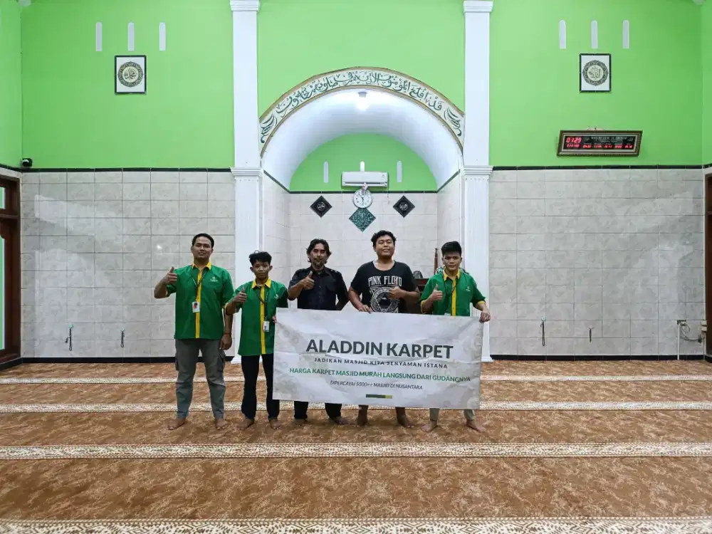 Pengen ganti karpet mushola kantor anda??