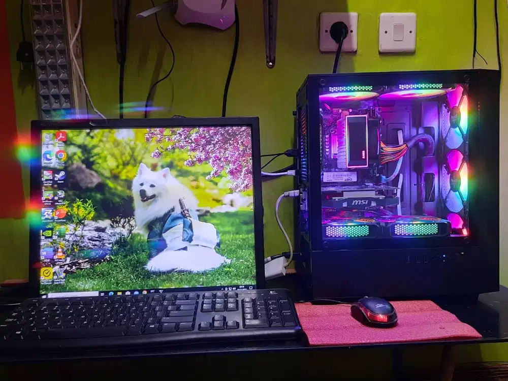 Komputer bekas pakai i7 8700