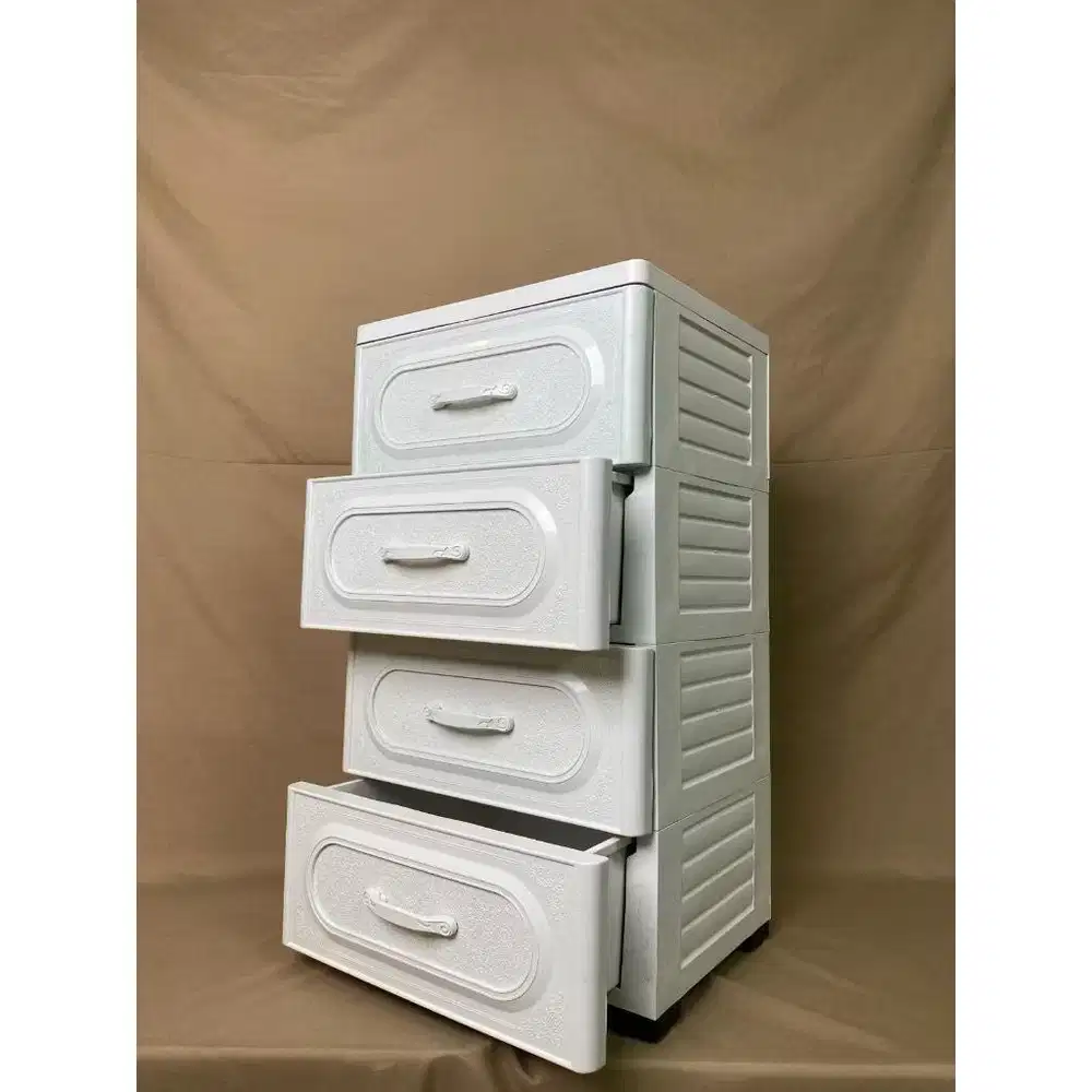 Lemari Plastik 4 Susun Aesthetic