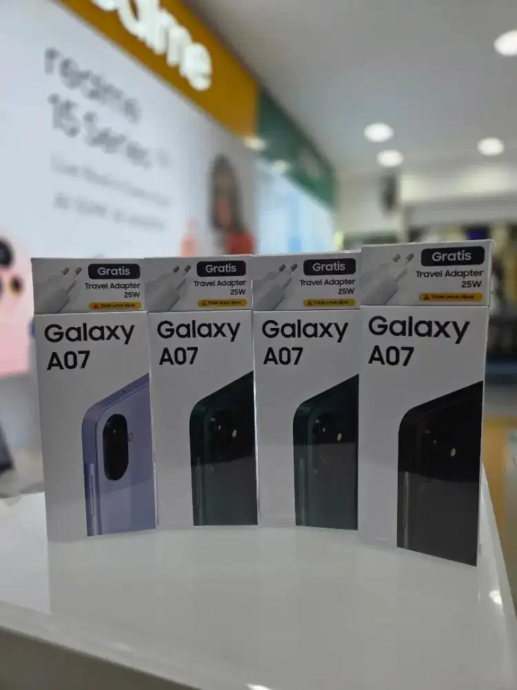 Samsung A07 4+4/128 Baru Garansi Resmi free banyak