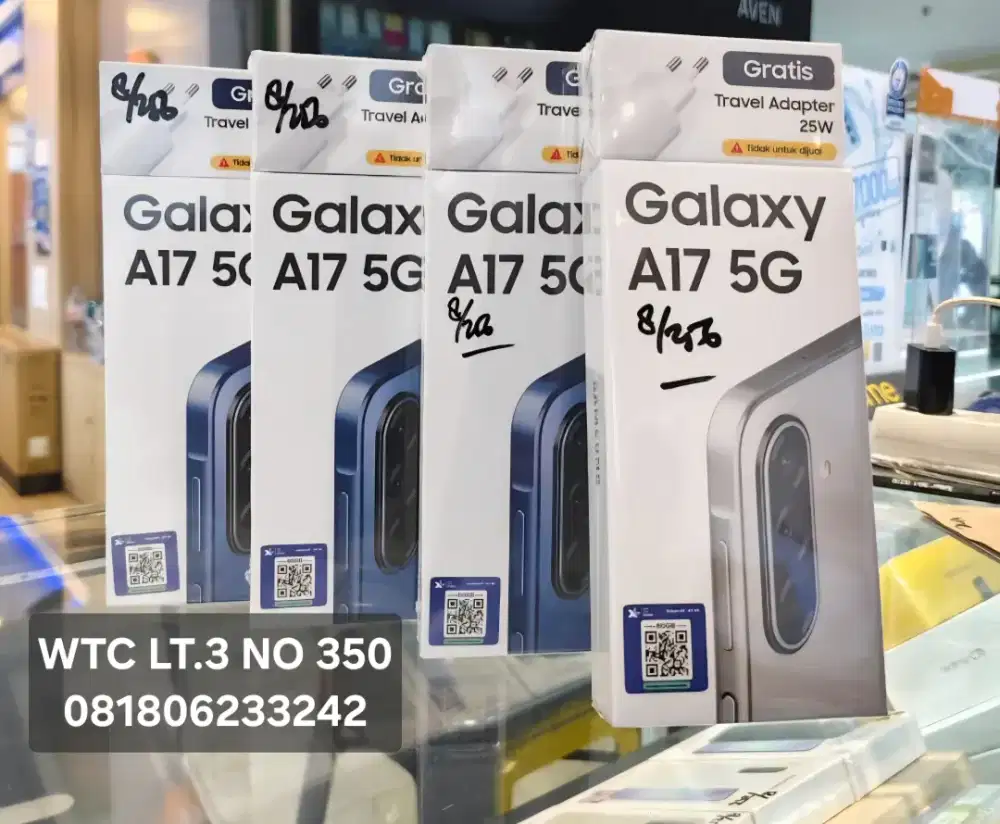 Samsung A17 5G 8+8/256 Baru Garansi resmi
