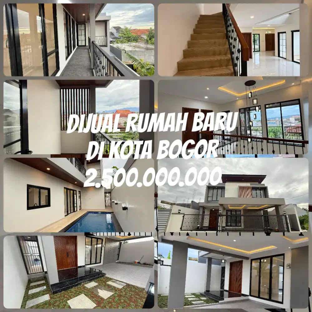 DIJUAL RUMAH BARU PRIVATE SWIMMINGPOOL DIKOTA BOGOR