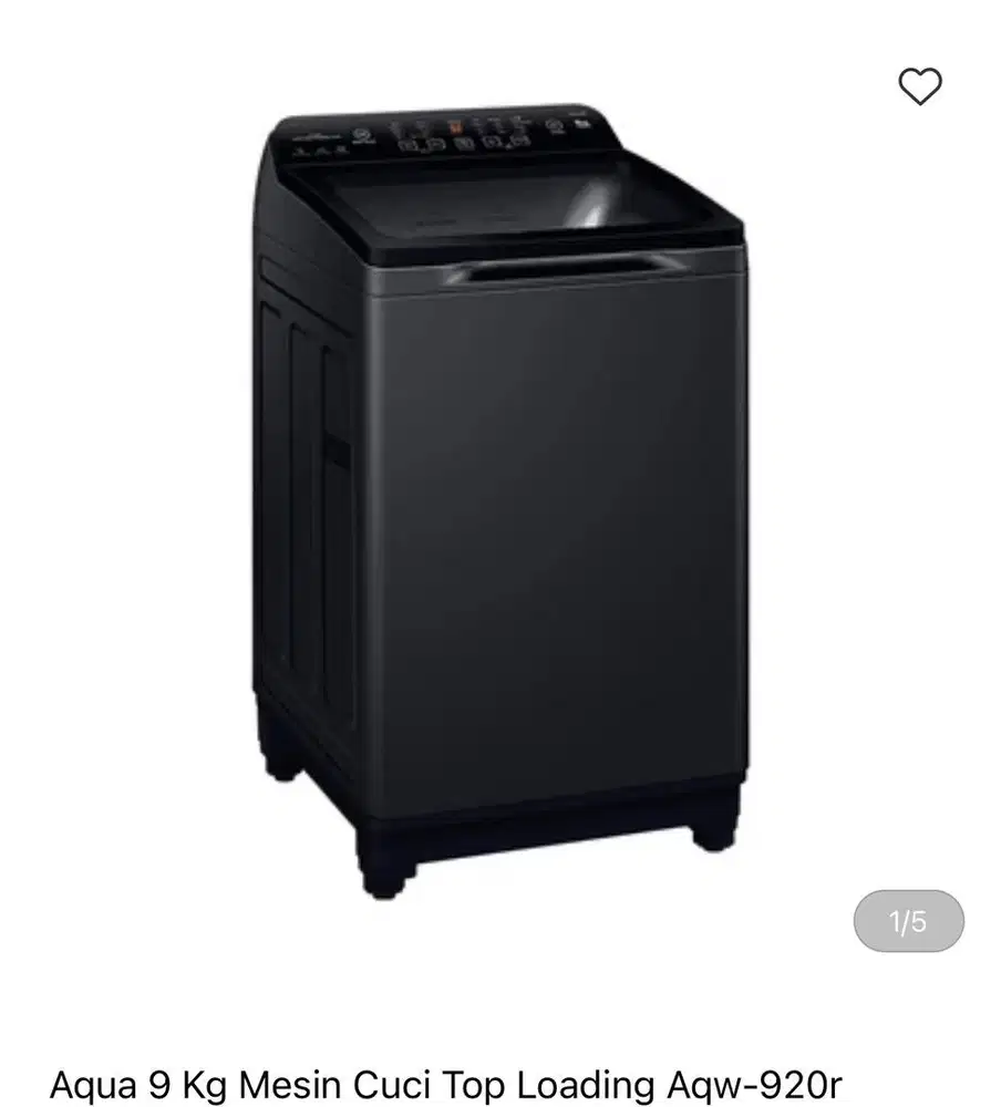 AQUA Mesin cuci 1 tabung 9Kg bisa cicilan syarat ktp
