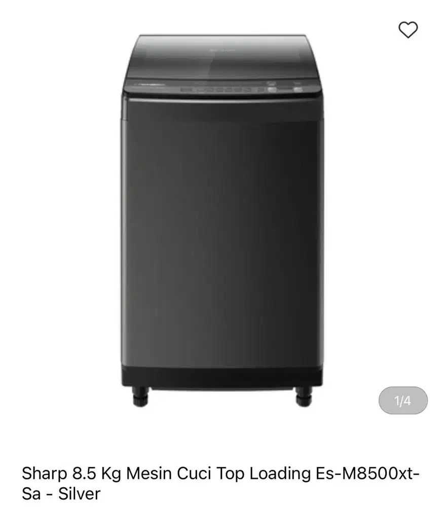 SHARP Mesin cuci 1 tabung 8.5kg bisa cicilan syarat ktp