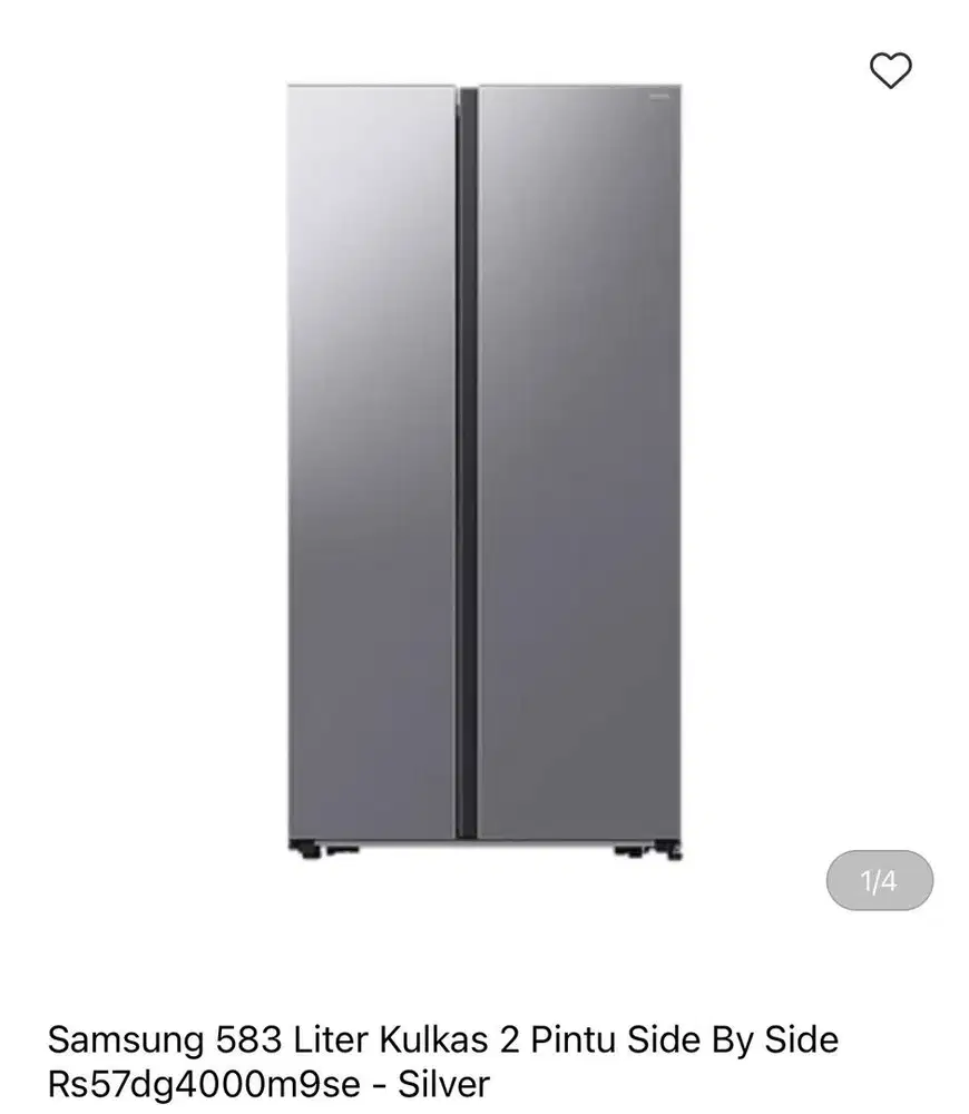 SAMSUNG Kulkas 2 pintu side by side 583Ltr bisa cicilan syarat ktp