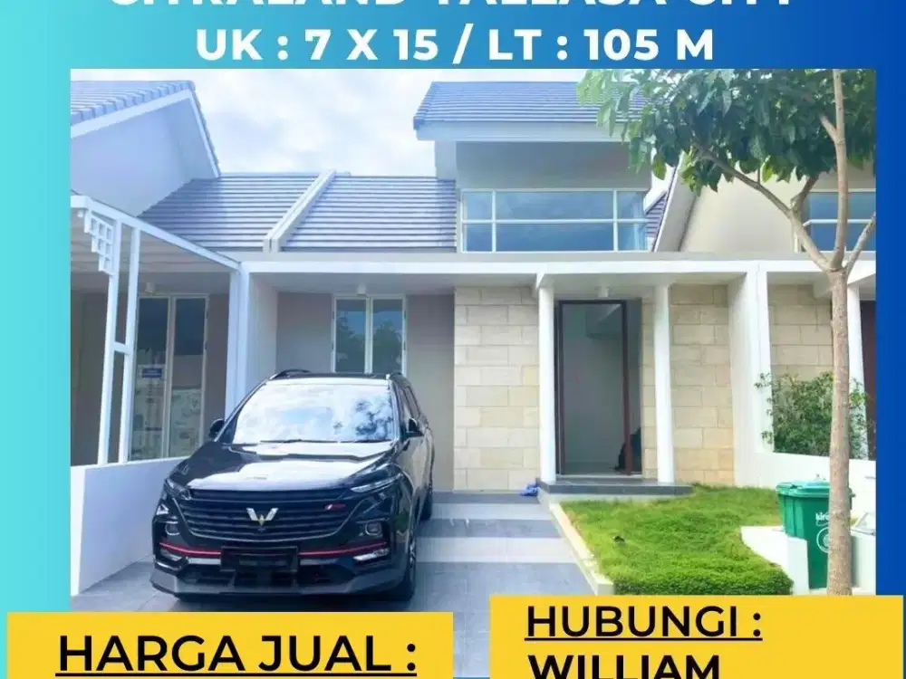 JUAL CEPAT RUMAH CITRALAND TALLASA CITY MAKASSAR
