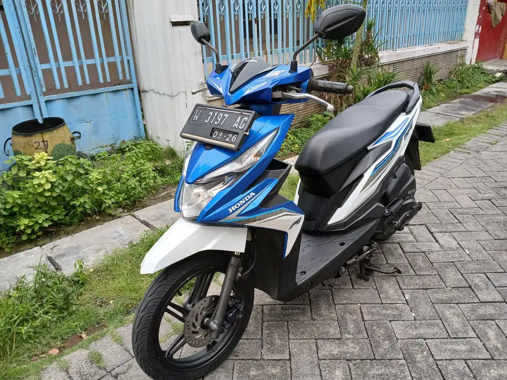 Jual beat 2016 km 42 rb plat w gresik kondisi sgt bagus siap pakai