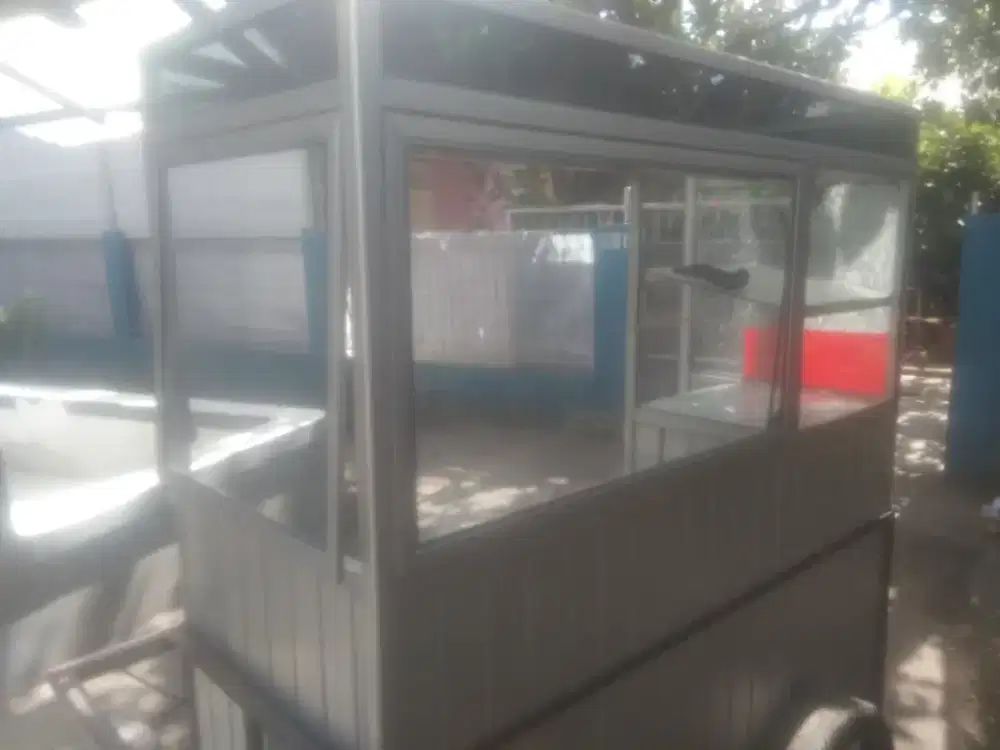 Gerobak Dagangan Stainless Lok Kemanggisan
