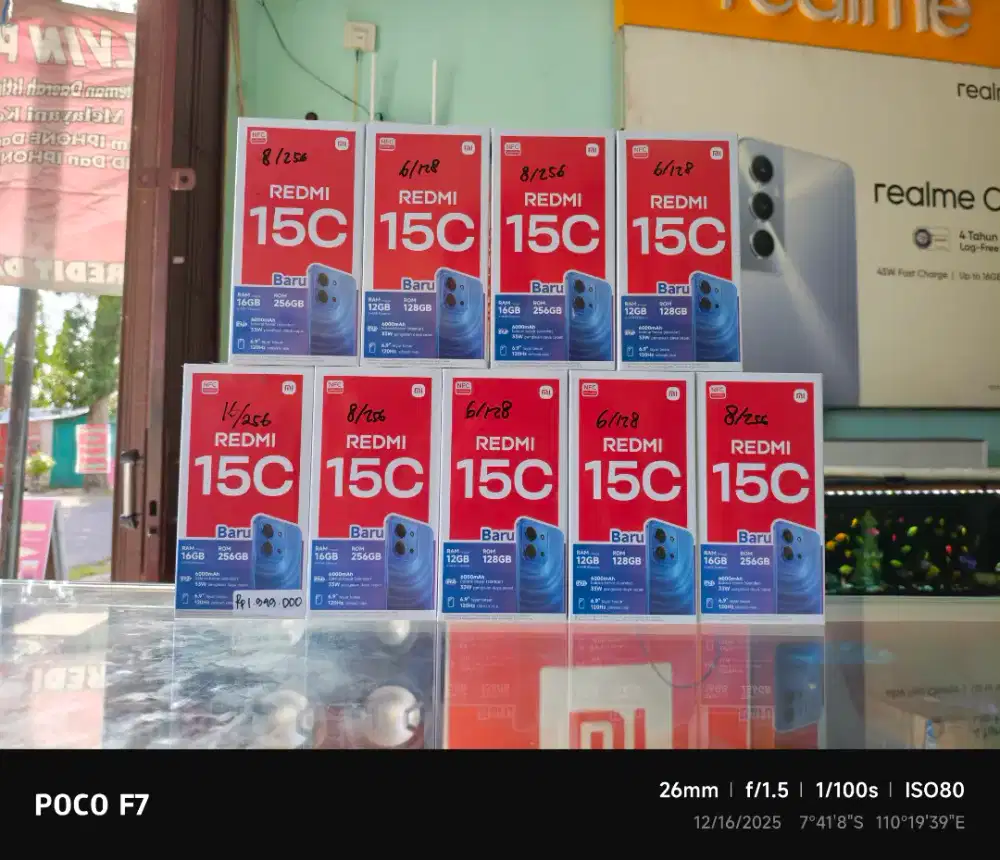 REDMI 15C 8/256 NEW SEGEL TERMURAH HARGA PROMO