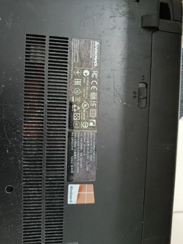 Lenovo flex 14 no ram no hdd