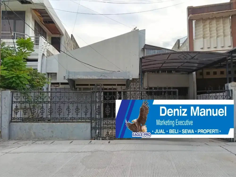 RUMAH SEWA NGANTONG LUAS 8X28 KOMPLEKS JELAMBAR