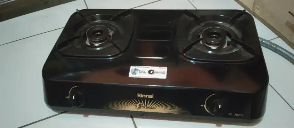 Kompor Gas Rinnai type RI302S dua tungku murah