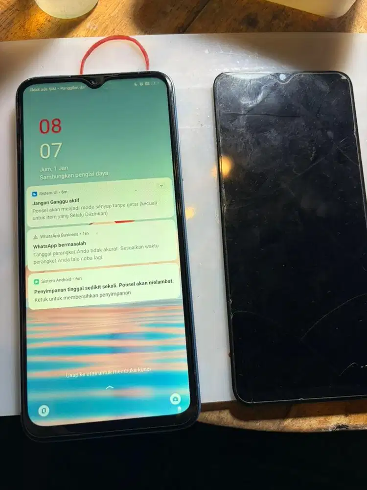 Ganti lcd oppo a17 bergaransi
