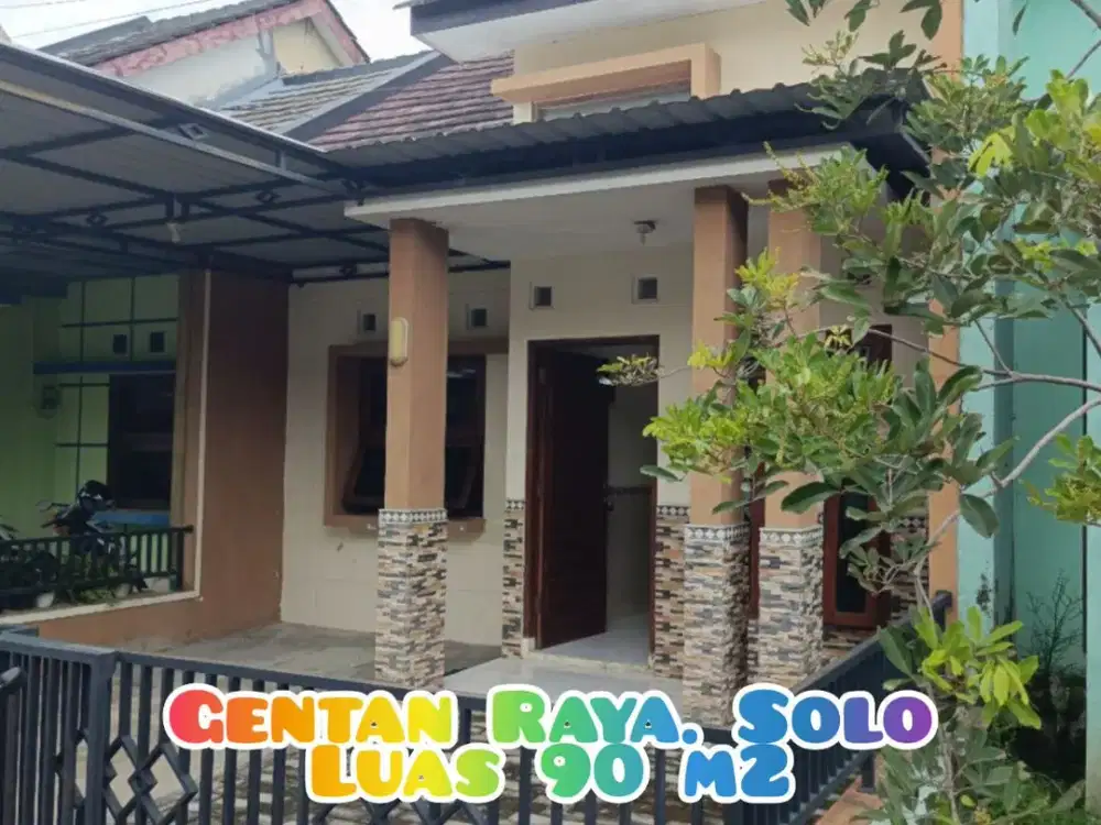 RUMAH BAGUS DI GENTAN BAKI SUKOHARJO