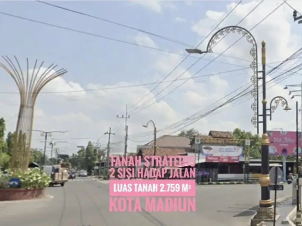 [W] Tanah Pekarangan LD 107 mtr, Per3an Ringroad-Urip Sumoharjo KOTA MADIUN, Prospektif