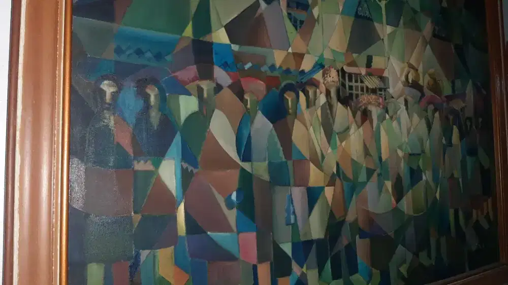 Lukisan Abstrak Karya Rasinta