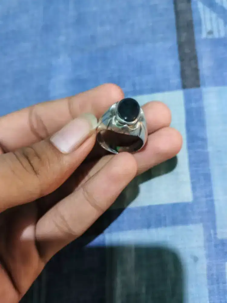 bacan hitam tembus iketan perak 5gram murmer harga net