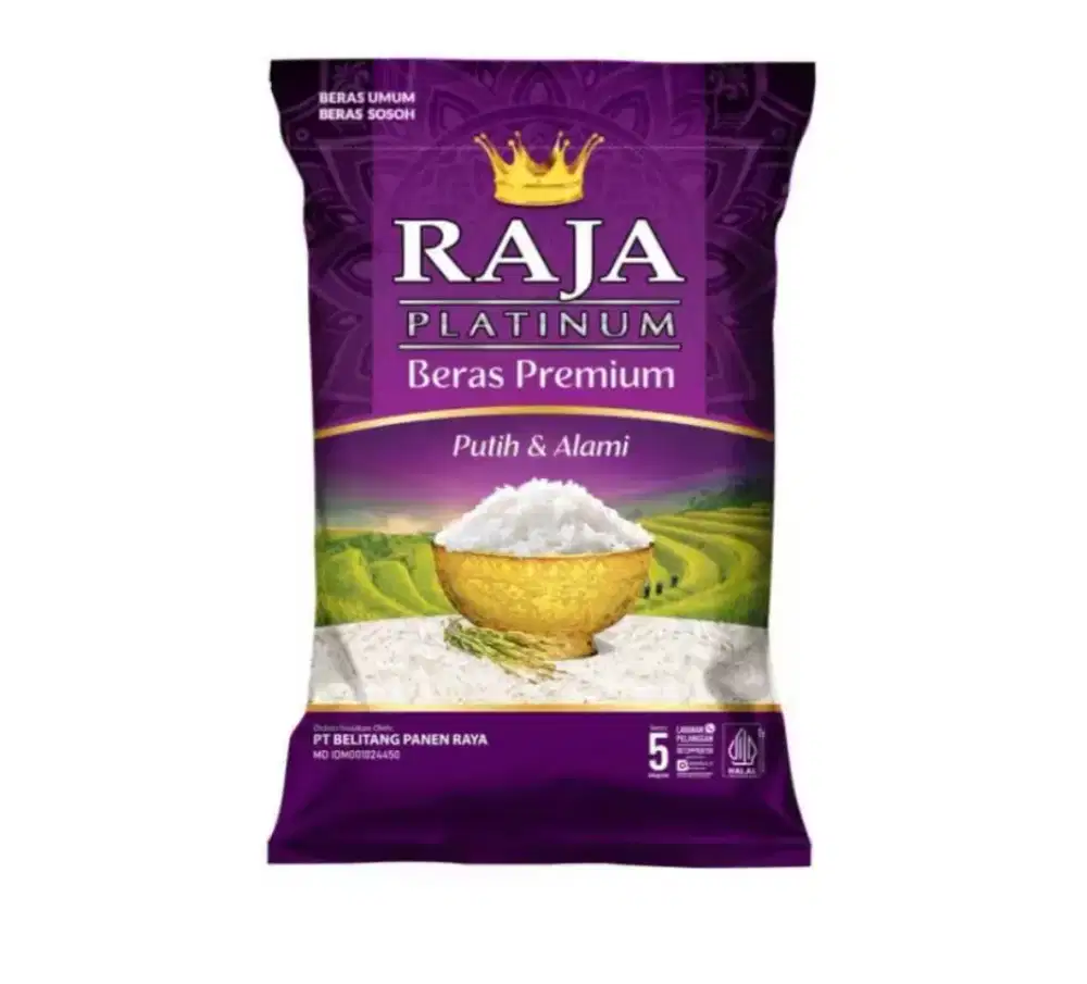 Beras raja platinum 5 kg