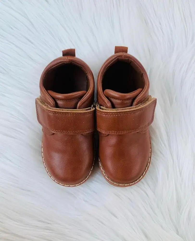 Sepatu Boots Anak Laki-Laki Mothercare Size 23 Kulit Asli (Like New)