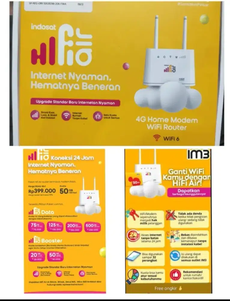 Wifi hifi portable indosat