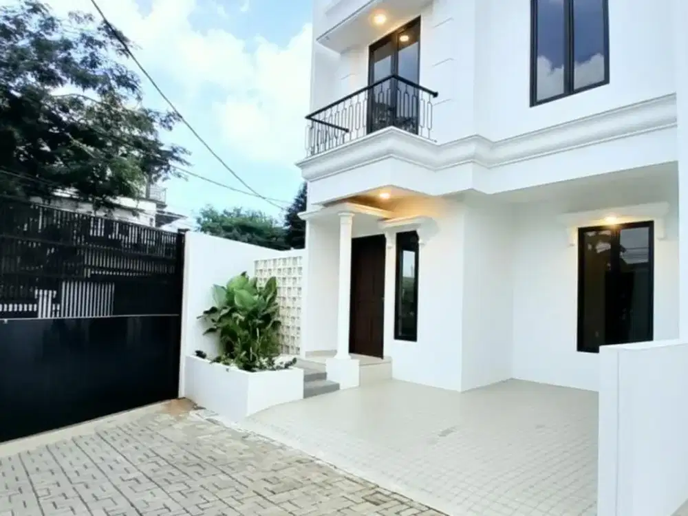 rumah 2 lantai siap huni lokasi dekat tol jatibening