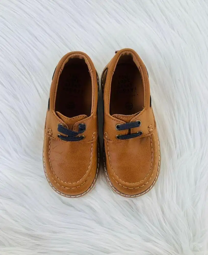 Sepatu Anak Laki-Laki Mothercare Size 24 Kulit Asli (Like New)