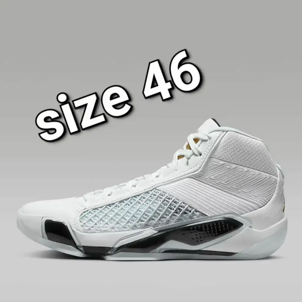 Sepatu basket jordan 38 pure platinum