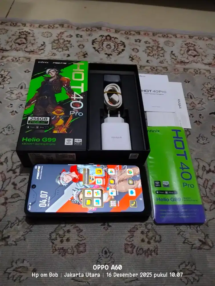 Infinix hot 40 pro Ram 12/256 murah