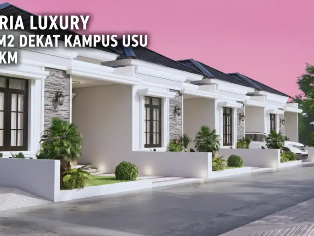 LUXURY ESTERIA Padang Bulan Medan Selayang Rumah Cantik Murah Lahan Luas