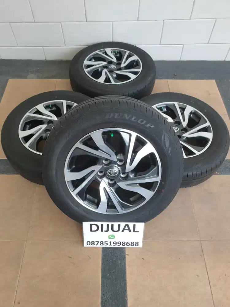 4 VELG Ori INNOVA REBORN TERBARU +4 BAN DUNLOP205/65R16 TEBAL SiapPake