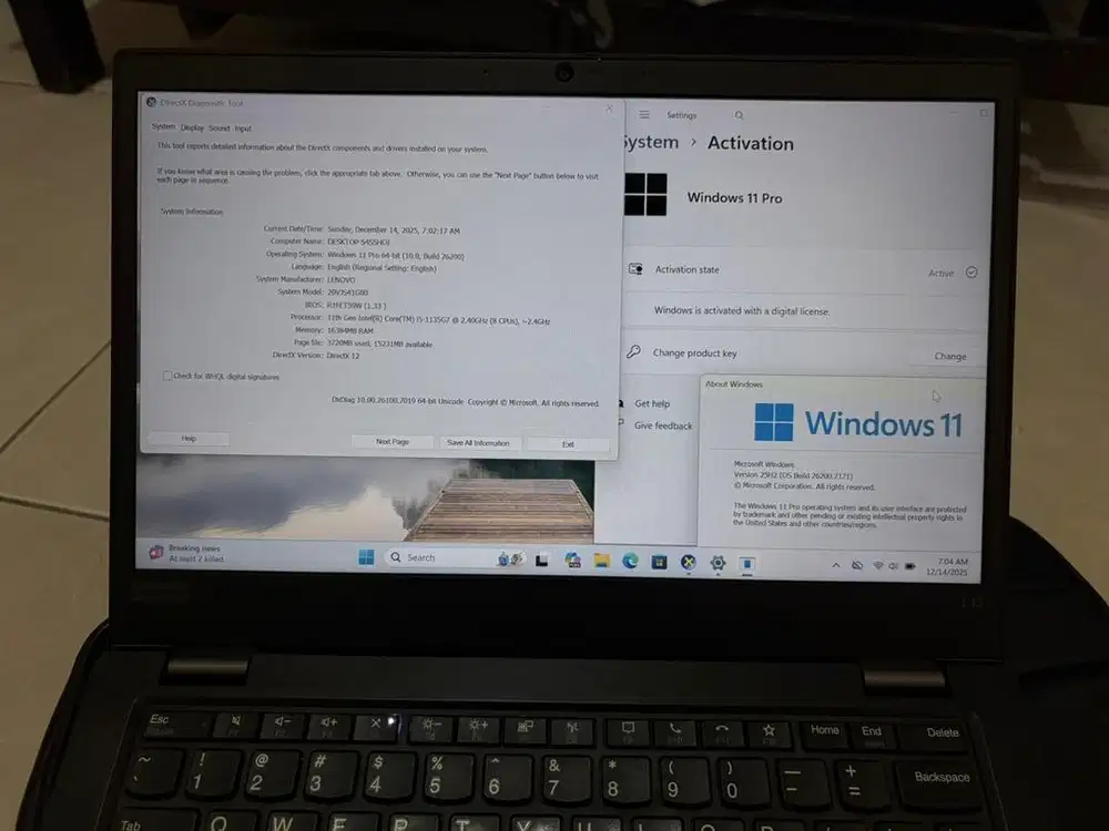 LENOVO L13 CORE I5 GEN 11 SSD 512GB RAM 16GB