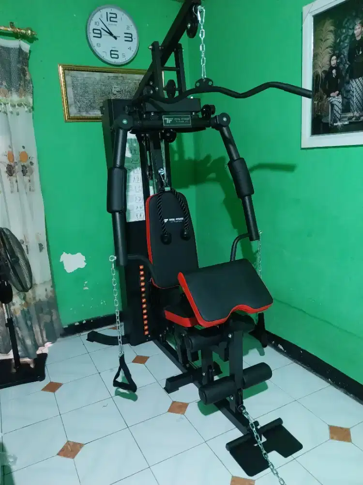 HOME GYM 1 SISI TERBARU CHEST PLAY TLHG 006 BEBAN 75 KG ALAT FITNESS