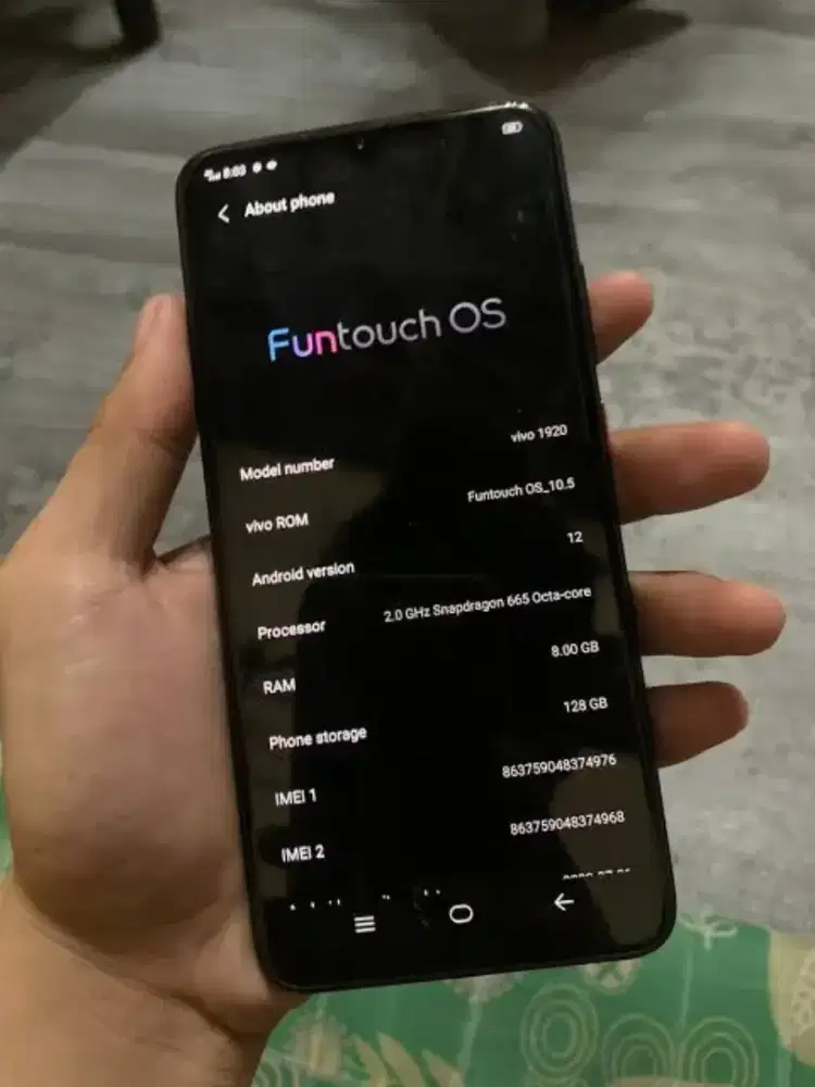 Vivo S1 Pro Ram 8/128 gb Normal